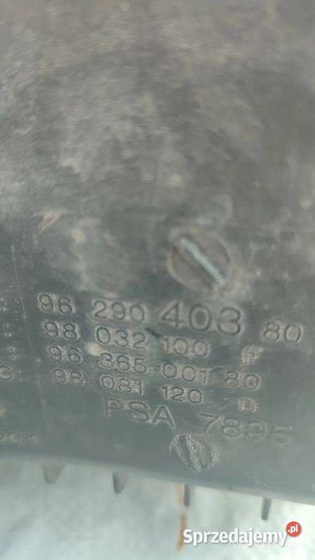 OBUDOWA FILTRA POWIETRZA PEUGEOT 607 807 22 HDI Włoszczowa sprzedam