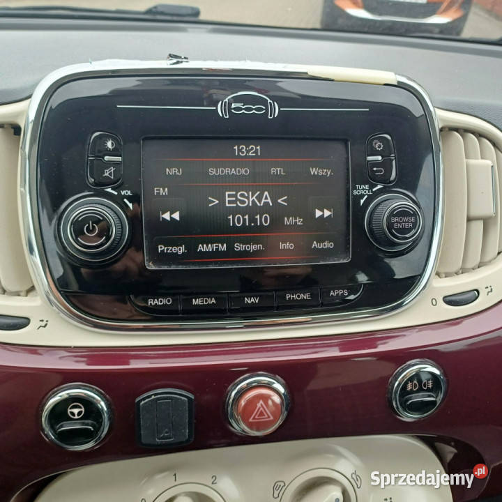 Fiat 500 12 Szyberdach Nawigacja I 2007 Suchorzew sprzedam