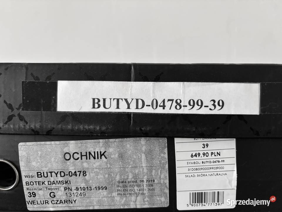 Buty Kowbojki OCHNIK skóra Damskie kujawsko-pomorskie Myślęcinek
