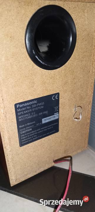 Mini wieża Panasonic SaPm 33 Wieże i miniwieże Sędziszów