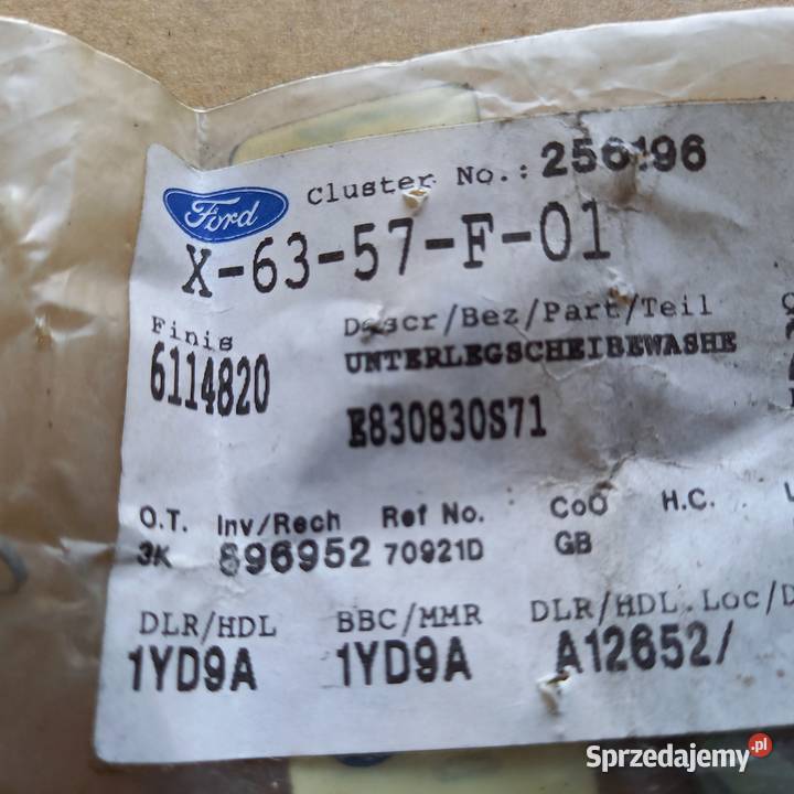 6114820E830830S71 Podkładka dostawcze małopolskie