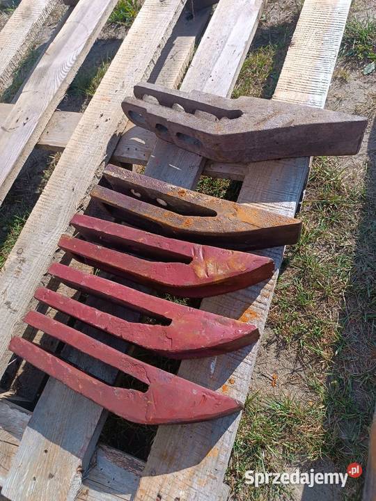 Nowe zęby do koparki ładowarki mocne stalowe Błaszki