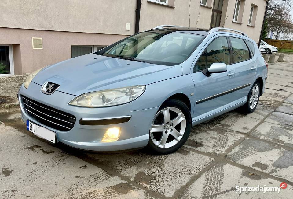 Peugeot 407 SW 20 benzyna gaz LPG ładny z wielofunkcyjna kierownica 407 Peugeot