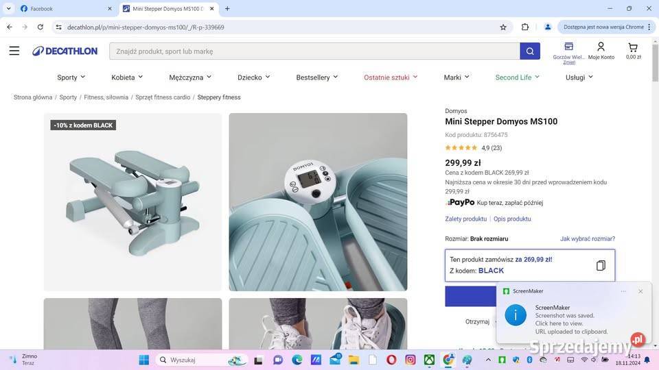 Stepper Domyos MS100