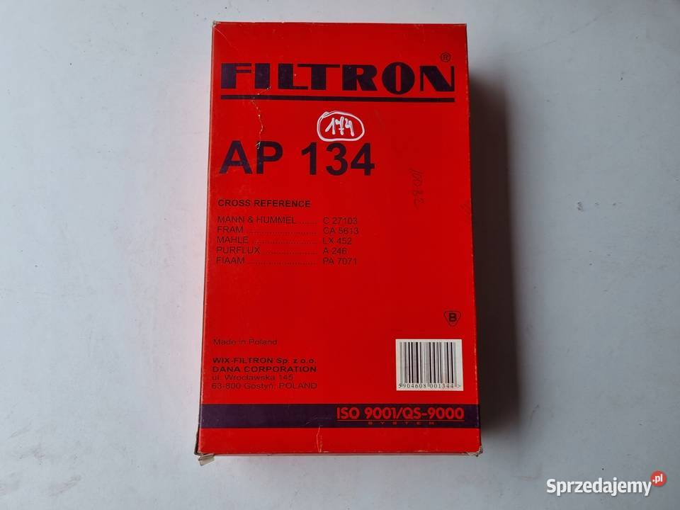 FILTR POWIETRZA Renault Laguna I 22 D AP134 Rudka sprzedam