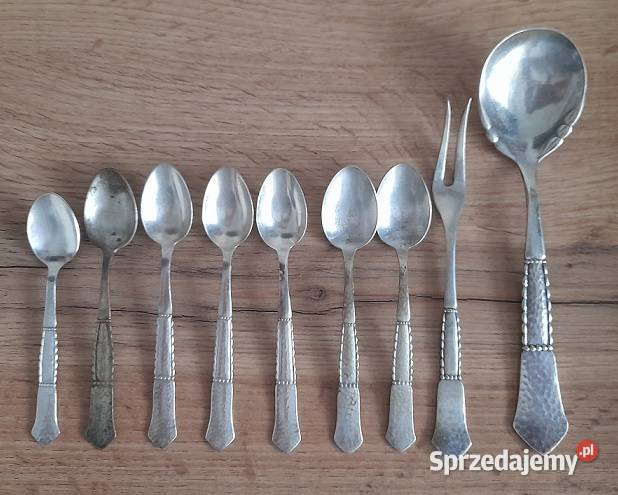 Vintage sztućce skandynawskie sygnowane 9 sztuk Antyki, Sztuka, Kolekcje Rotmanka