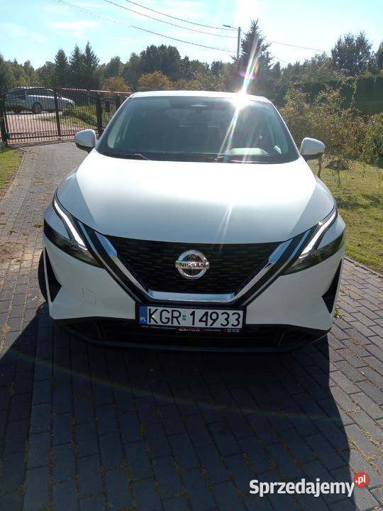 Nissan Qashqai 2022r bezwypadkowy biała perła Gorlice