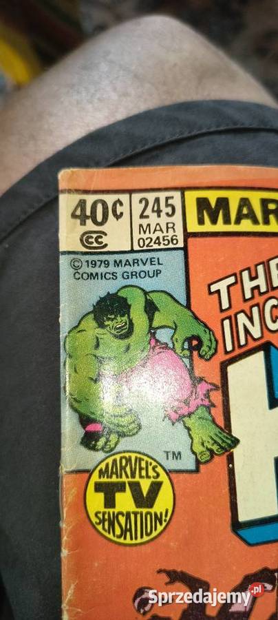 Komiks Marvel zHulk orginal Tarnów sprzedam
