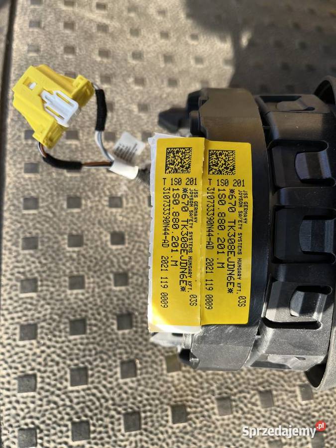 Skórzana kierownica z poduszką Volkswagen UP Poddębice