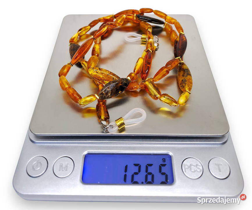Sznurek do okularów z bursztynu BURSZTYN sprzedam