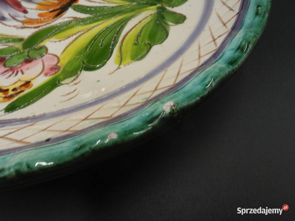 Talerz dekoracyjny CERAMIKA wielkopolskie Raszków