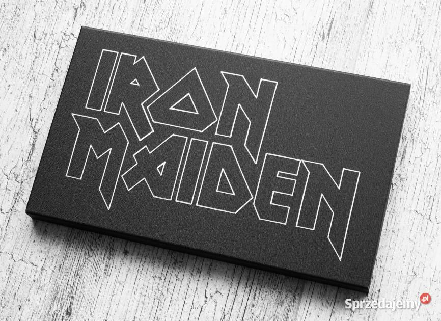 Iron Maiden logo grawerowane na blasze obrazek Antyki, Sztuka, Kolekcje Sandomierz