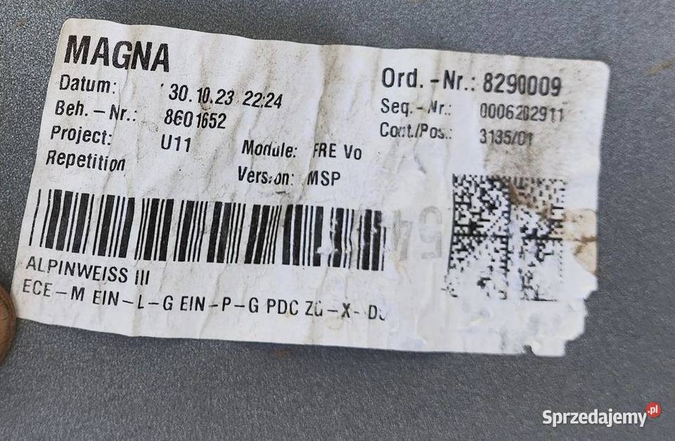 BMW X1 U11 M PAKIET SPORT ZDERZAK PRZÓD