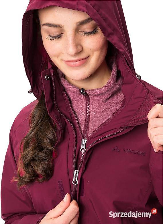 42 L Vaude ROSEMOOR 3w1 kurtka damska z polarem Zimowa  Odzież damska Gaszowice
