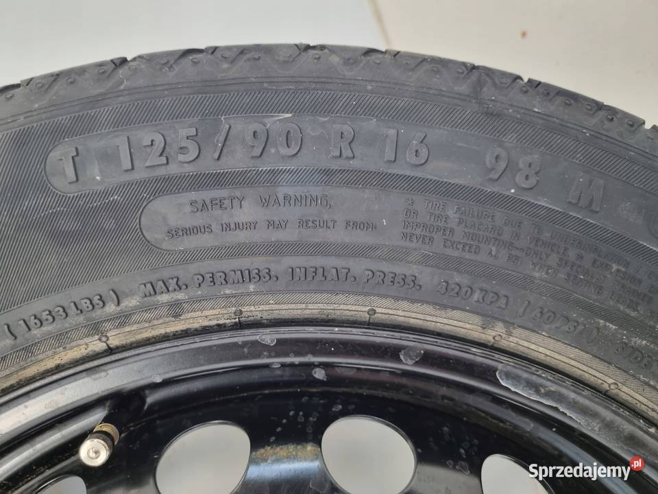 KOŁO DOJAZDOWE Mercedes W204 12590 R16 5x112 lubelskie