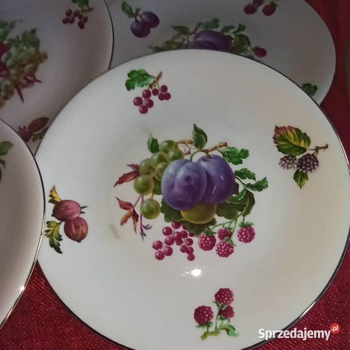 6 talerzyków z owocami Winterling Bavaria Antyki, Sztuka, Kolekcje Gdańsk