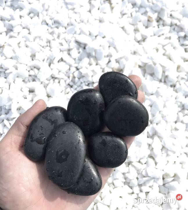 CZARNY OTOCZAK POLEROWANY Kamień do Ogrody mazowieckie sprzedam