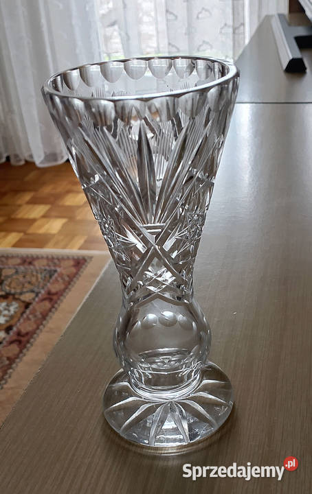 wazon wazonik kryształowy PRL podlaskie