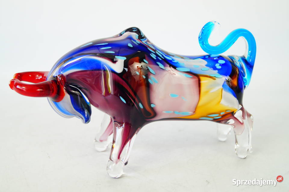 Figura Murano style BYK BYCZEK giełda wall Antyki Gizałki