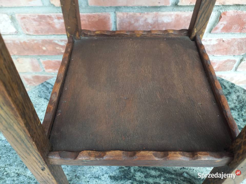 Kwietnik stary drewniany 632 Gawroniec