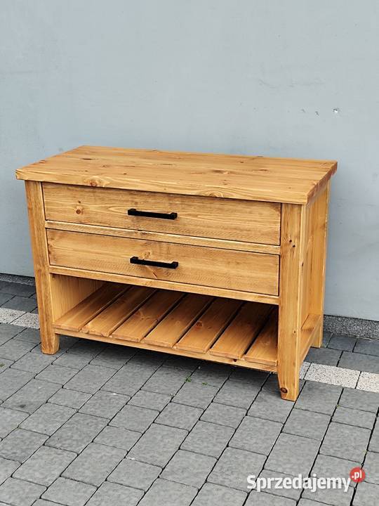 Komoda drewniana 100x50x75 kolor dąb styl 50cm Komody Zduńska Wola
