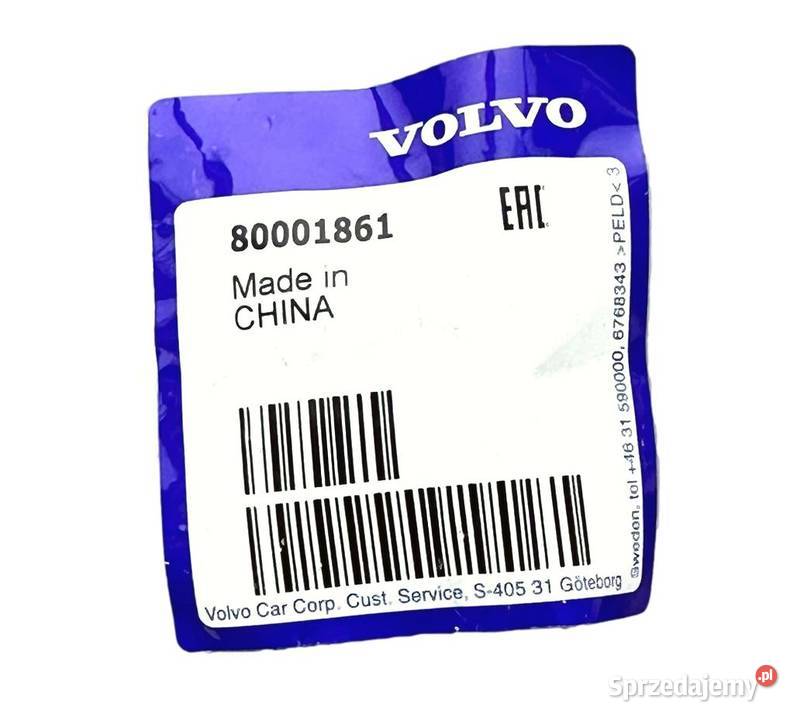 VOLVO EX30 przycisk haka holowniczego skladanego