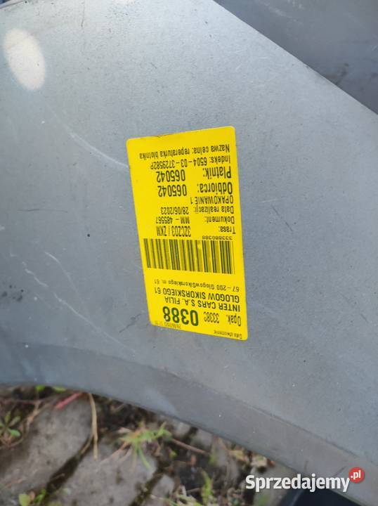 Reperaturki Pajero Sport Montero nadkole tyl osobowe Polkowice