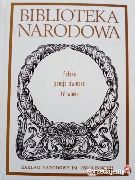 Polska poezja świecka XV wieku lubelskie Hrubieszów