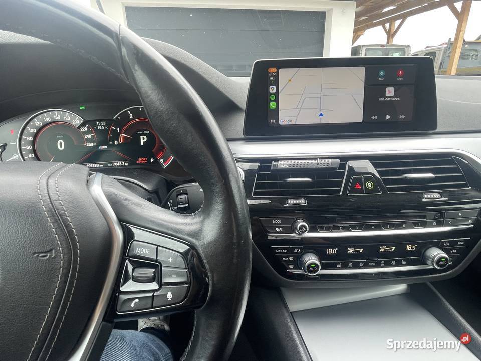 BMW 520d xDrive G30 Felgi Seria 7 2022 CarPlay nieuszkodzony podlaskie Grajewo
