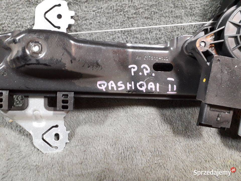 Mechanizm prowadnica szyby Qashqai II prawy Włoszczowa