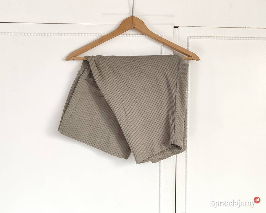 Prążkowane kolarki ciążowe Kappahl khaki2XL Plus Szczecin sprzedam