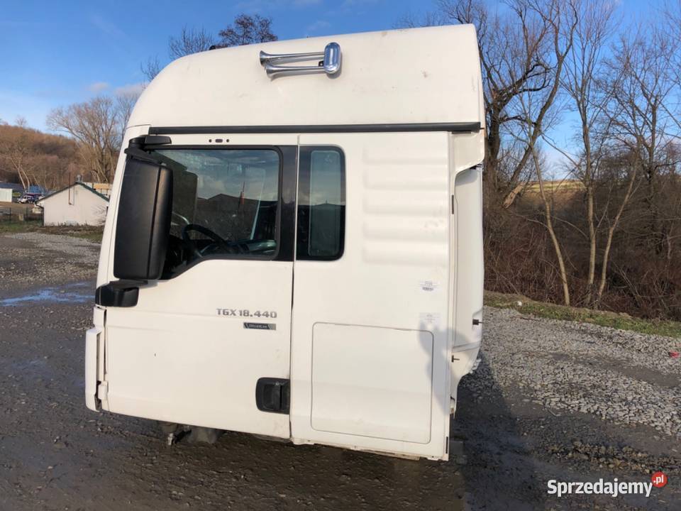 KABINA KOMPLETNA MAN TGX I BIAŁY NADWOZIA