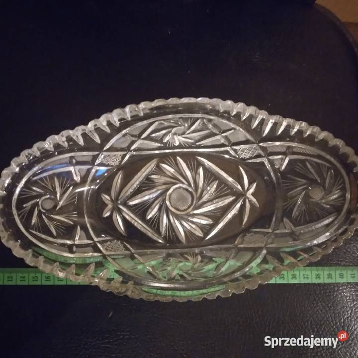 PRL Kryształ Łódka 26 x 6 x 14 Bydgoszcz