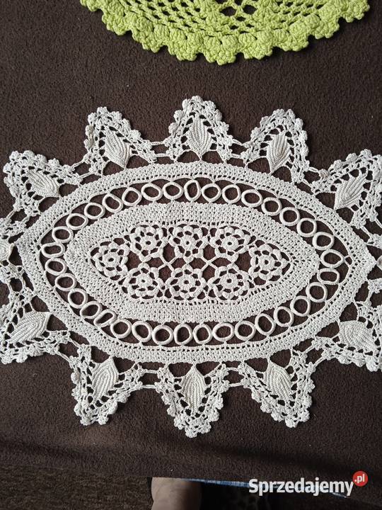 Serwetki szydełkowe ręcznie robione małopolskie Kraków