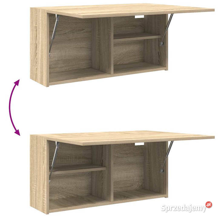 Wisząca szafka łazienkowa dąb sonoma 80x25x40 mazowieckie Warszawa