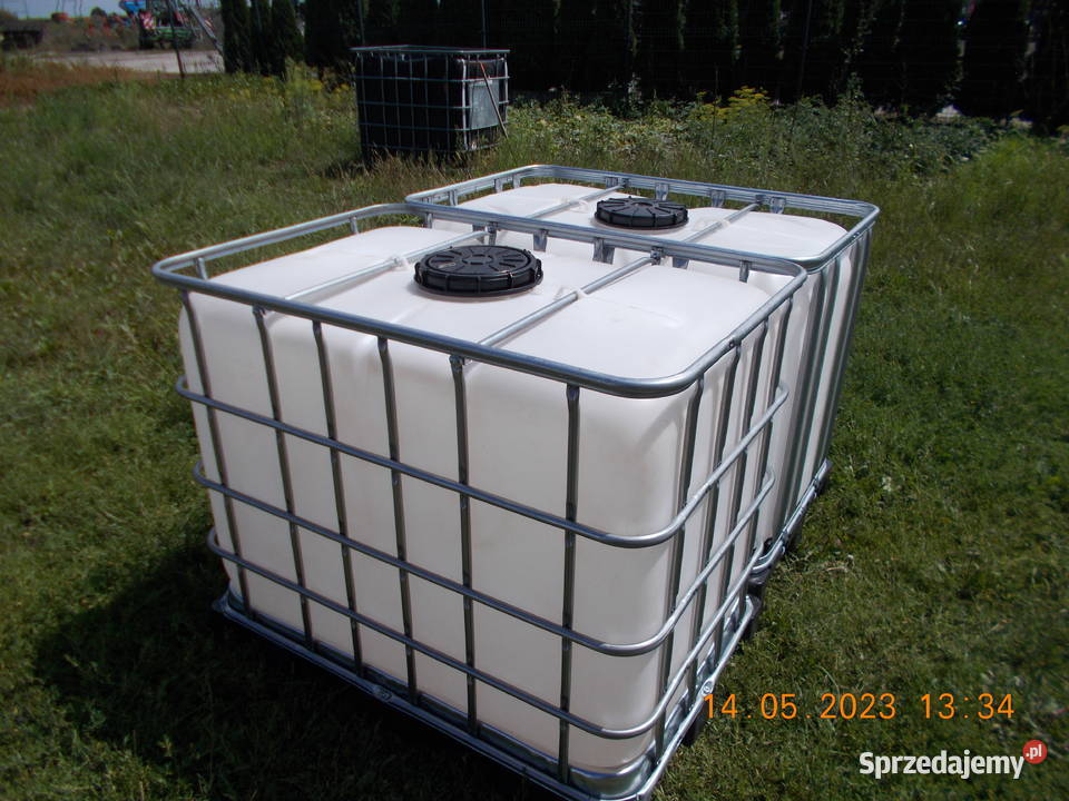 zbiornik 600 1000 l paletopojemnik beczka mauzer Łubianka sprzedam