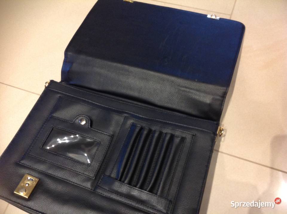 Teczka Aktówka Czarna lata 90 sprzedam