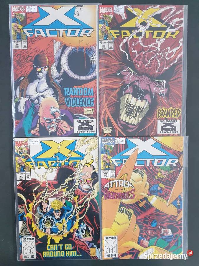 XFactor kolekcja 30 oryginalnych komiksów Marvel Gdynia