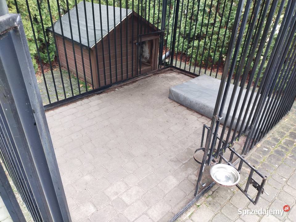 Duży zadaszony kojec z dużą ocieplaną budą Dla psów Bydgoszcz