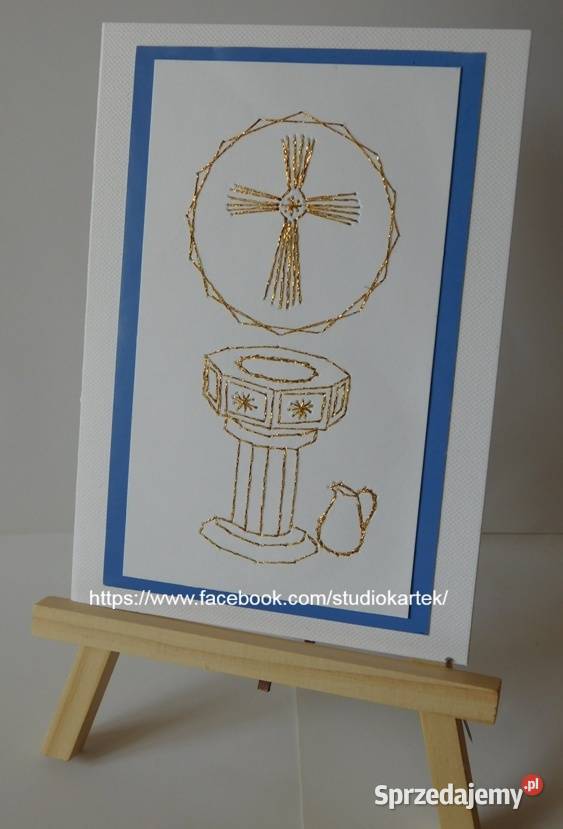 Zaproszenia I Komunia Św I Chrzest handmade sprzedam