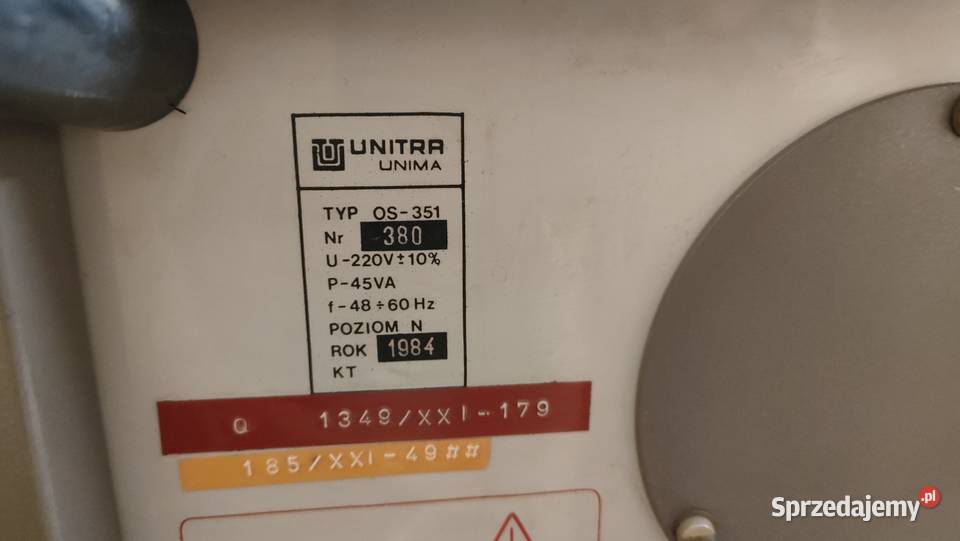 Oscyloskop Unitra unima OS351 Szczecin