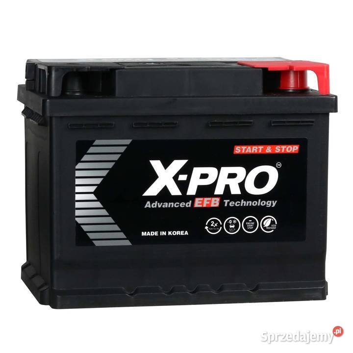 Akumulator XPRO EFB 60Ah 560A EN Prawy Plus Radom