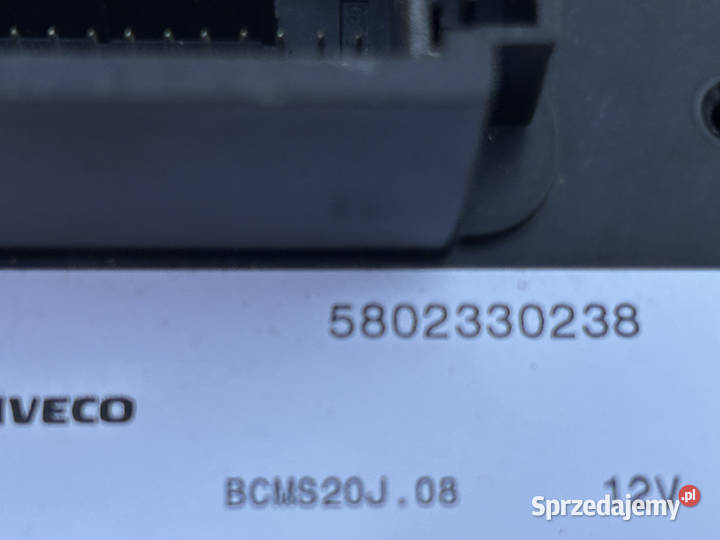 MODUŁ STEROWNIK BCM IVECO DAILY 5802330238 Czujniki i sterowniki Sulechów