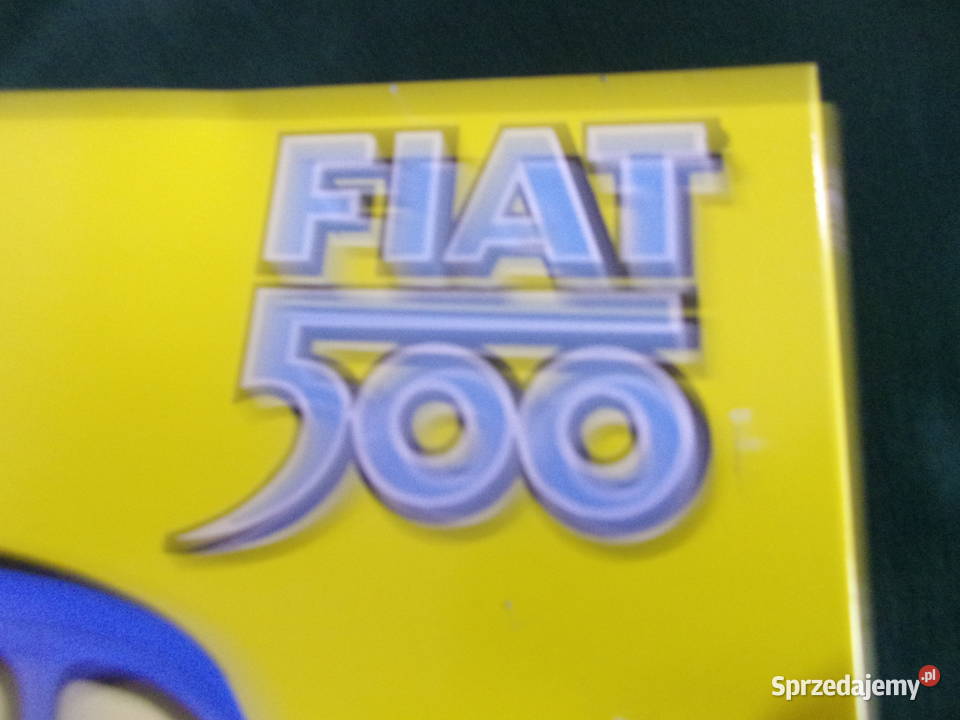 Wieczny metalowy kalendarz z FIAT 500produkcja w Warszawa