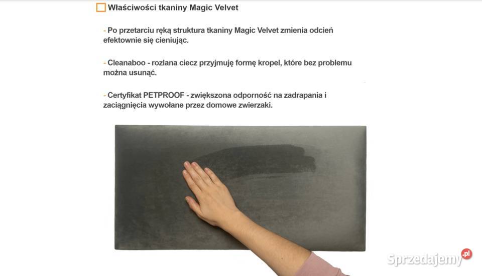 Panele ścienne tapicerowane płotek zaokrąglony sprzedam