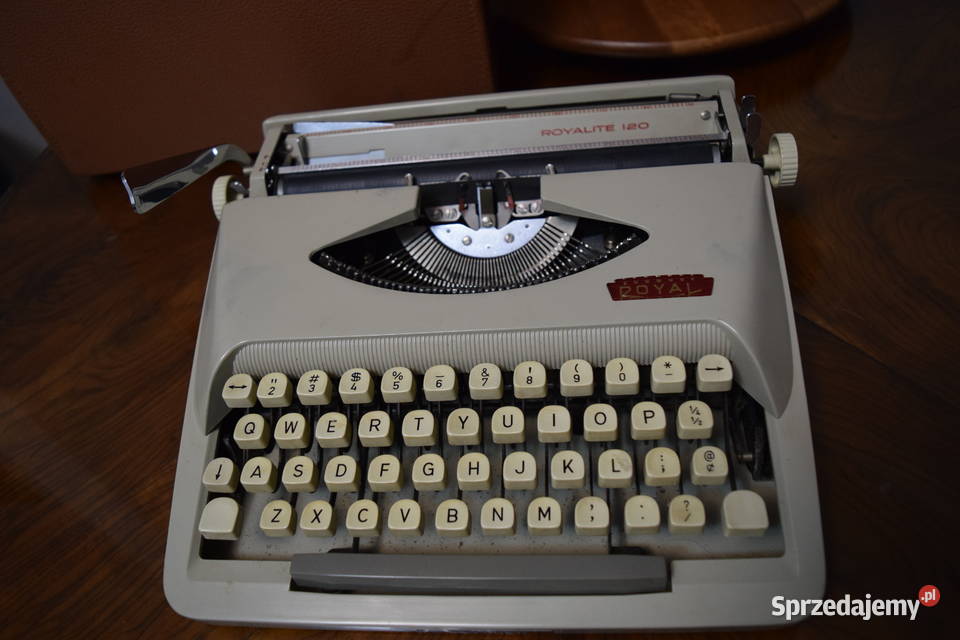 Unikatowa maszyna do pisania Royal Royalite 120