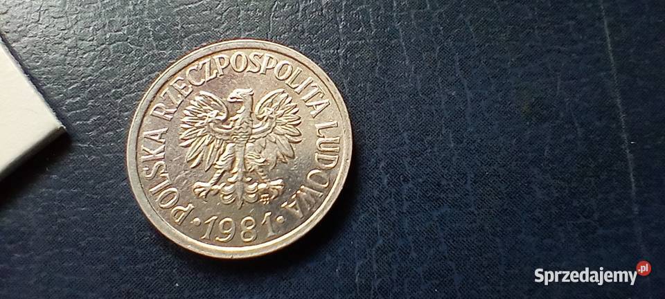 Stare monety 10 groszy 1981 PRL Polska piękna