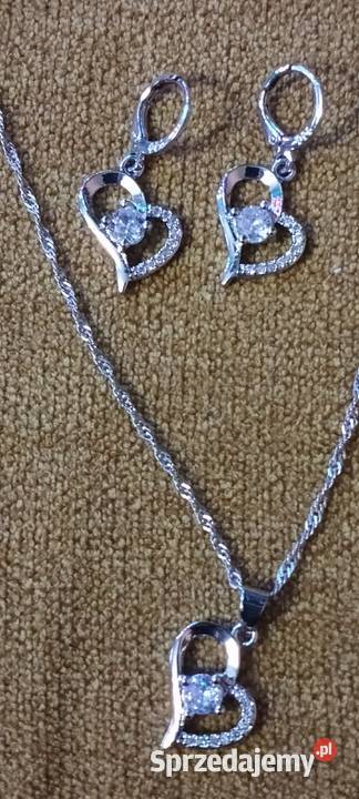Komplet biżuterii srebrnej 925 srebro Nowy Sącz