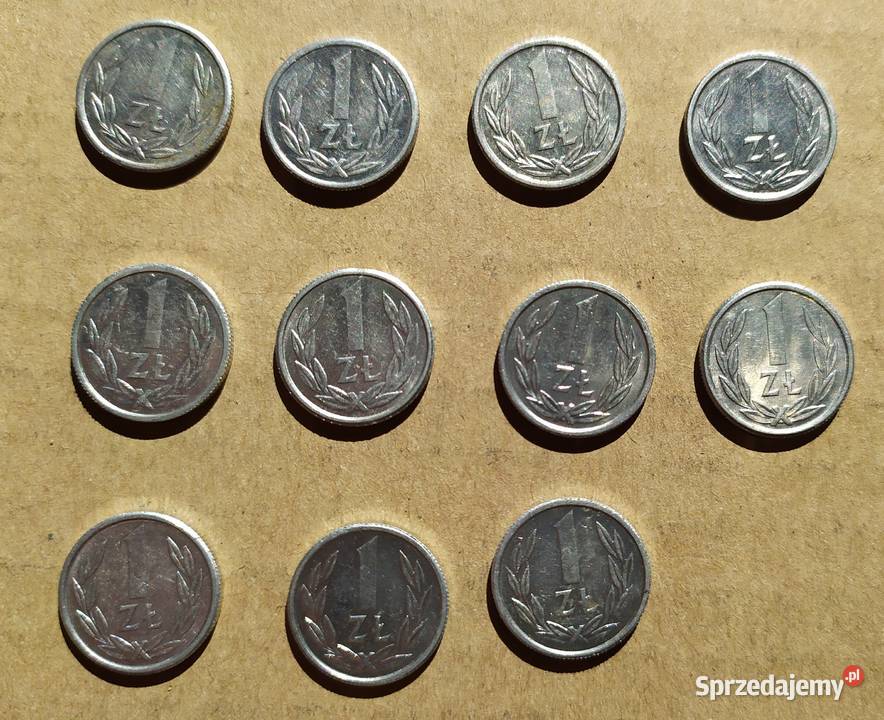 1 x 11 sztuk aluminium PRLIII RP OBIEGÓWKI PRL Łódź sprzedam
