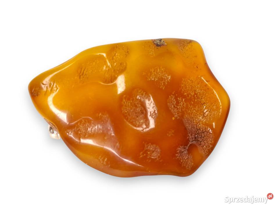 Broszka z bursztynu bursztyn bryłka 1493 Warszawa
